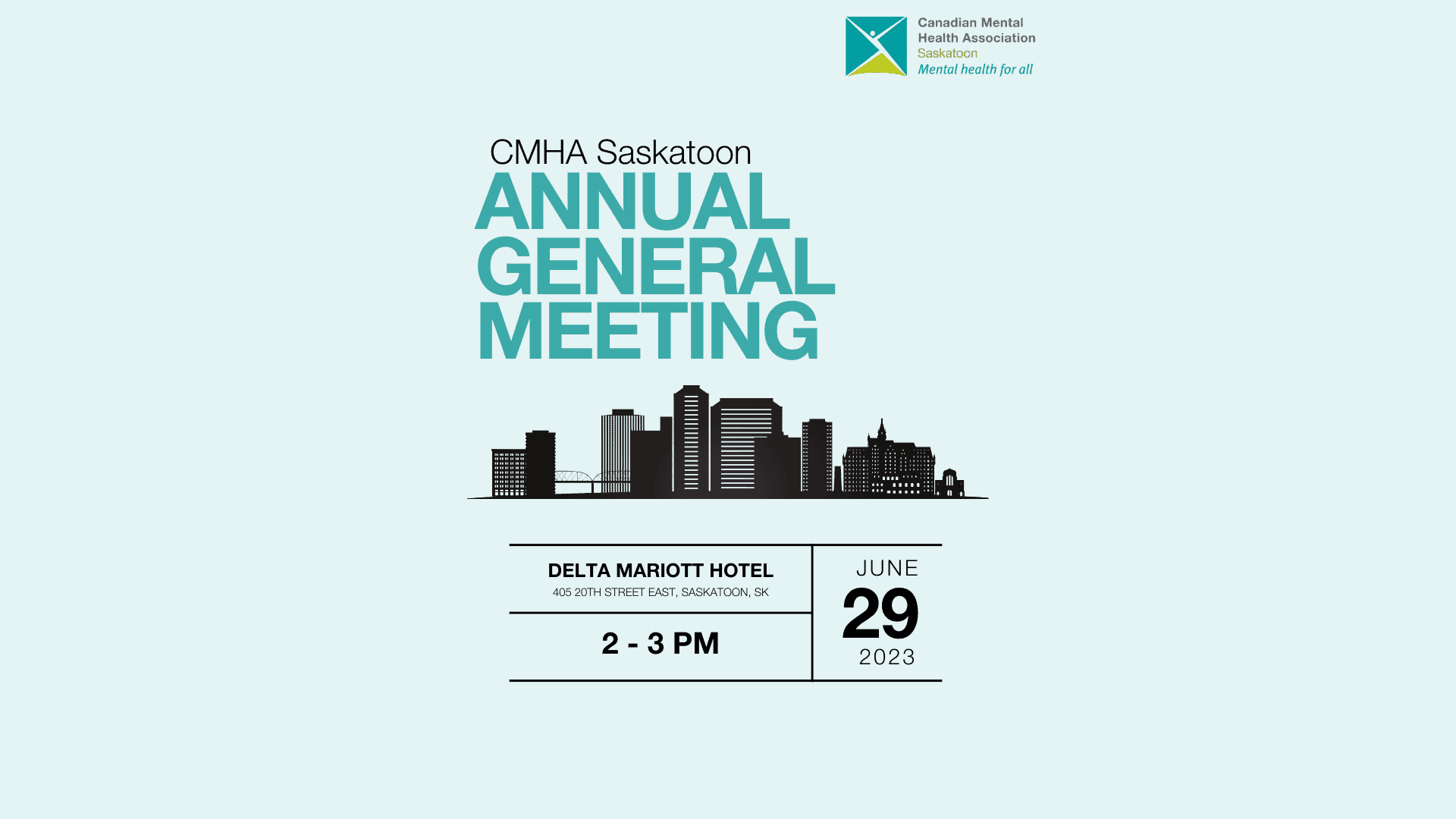 CMHA Saskatoon AGM 2023 1 AGM Notice Website